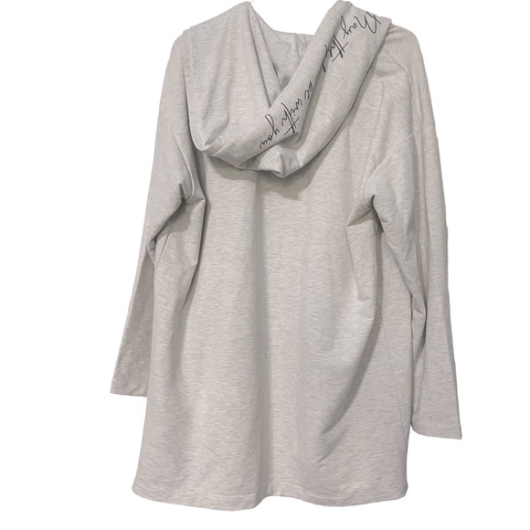 Star Wars Hooded Cardigan Adult XL Heathered Gray - Picture 4 of 12